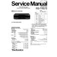 TECHNICS RSTR575 Manual de Servicio