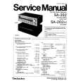 TECHNICS SA202/K Manual de Servicio
