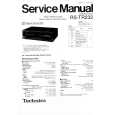 TECHNICS RSTR232 Manual de Servicio
