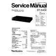 TECHNICS STG450 Manual de Servicio