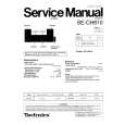 TECHNICS SECH610 Manual de Servicio