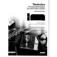 TECHNICS SAGX550 Manual de Usuario