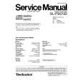 TECHNICS SLPS670D Manual de Servicio