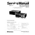 TECHNICS RS630TUSD Manual de Servicio
