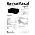 TECHNICS SUX501 Manual de Servicio