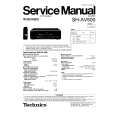 TECHNICS SHAV500 Manual de Servicio