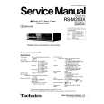 TECHNICS RSM253X Manual de Servicio