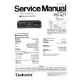 TECHNICS RSAZ7 Manual de Servicio