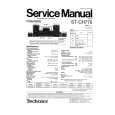 TECHNICS STCH770 Manual de Servicio