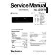 TECHNICS RS-D225W Manual de Servicio