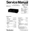 TECHNICS RS-T130 Manual de Servicio