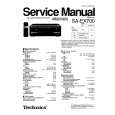 TECHNICS SAEX700 Manual de Servicio
