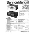 TECHNICS SA505/K Manual de Servicio