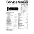TECHNICS SAGX470 Manual de Servicio