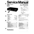TECHNICS SLPG420A Manual de Servicio