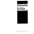 TECHNICS SH-8029 Manual de Usuario