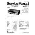 TECHNICS RSB205 Manual de Servicio