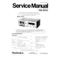 TECHNICS RSM44 Manual de Servicio