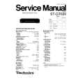 TECHNICS STGT630 Manual de Servicio