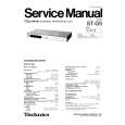 TECHNICS STG5 Manual de Servicio