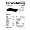 TECHNICS STG450L Manual de Servicio