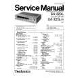 TECHNICS SA323L Manual de Servicio