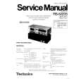 TECHNICS RSM205 Manual de Servicio
