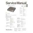 TECHNICS SL-J33 Manual de Servicio