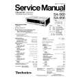 TECHNICS SA560 Manual de Servicio