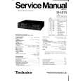 TECHNICS SHE75 Manual de Servicio
