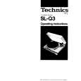TECHNICS SL-Q3 Manual de Usuario