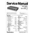 TECHNICS SA203L/K Manual de Servicio