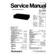 TECHNICS SU800 Manual de Servicio