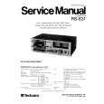 TECHNICS RS631 Manual de Servicio