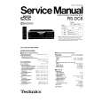 TECHNICS RSDC8 Manual de Servicio