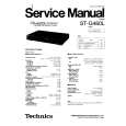 TECHNICS STG460L Manual de Servicio