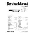 TECHNICS STZ400L Manual de Servicio