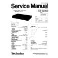 TECHNICS STG560 Manual de Servicio