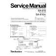 TECHNICS SA810/K Manual de Servicio