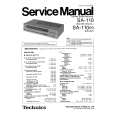TECHNICS SA110/K Manual de Servicio