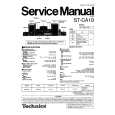 TECHNICS STCA10 Manual de Servicio