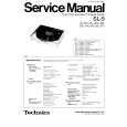 TECHNICS SL5 Manual de Servicio