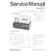 TECHNICS RSM17 Manual de Servicio