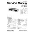 TECHNICS SUZ450 Manual de Servicio