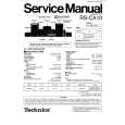 TECHNICS SCCA10 Manual de Servicio