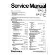 TECHNICS SA212/K Manual de Servicio