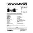 TECHNICS STHD50 Manual de Servicio