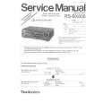 TECHNICS RSBX707 Manual de Servicio