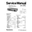 TECHNICS SA250L Manual de Servicio