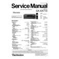 TECHNICS SAAX710 Manual de Servicio